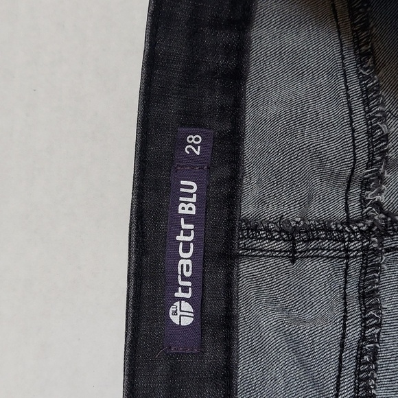 Tractr Blu Skinny Jeans Julia High Rise raw hem size 28 - Picture 10 of 16
